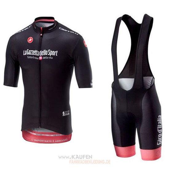 Giro d'italia Kurzarmtrikot 2018 Und Kurze Tragerhose Shwarz